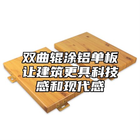 双曲辊涂铝单板让建筑更具科技感和现代感