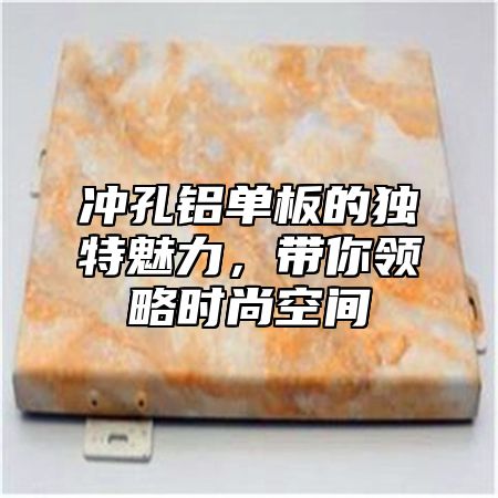 冲孔铝单板的独特魅力，带你领略时尚空间