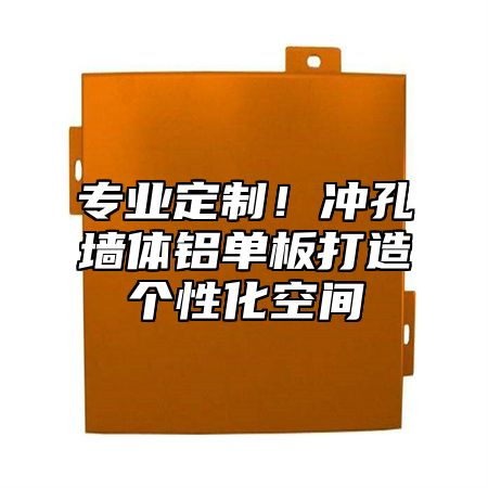 专业定制！冲孔墙体铝单板打造个性化空间