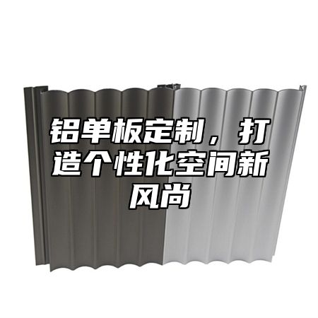 铝单板定制，打造个性化空间新风尚