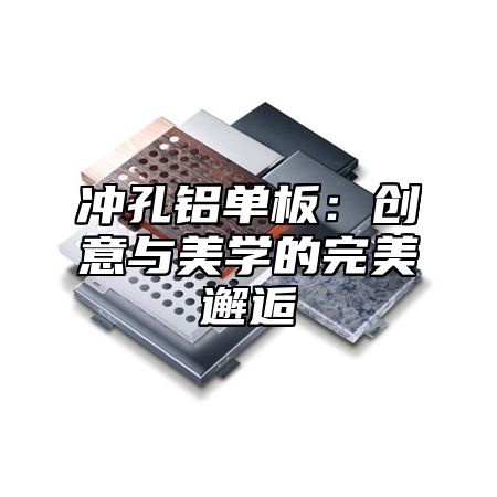 冲孔铝单板：创意与美学的完美邂逅