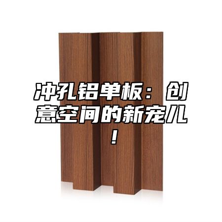 冲孔铝单板：创意空间的新宠儿！