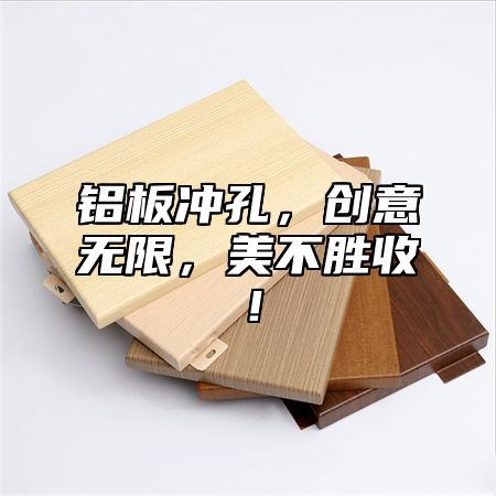 铝板冲孔，创意无限，美不胜收！
