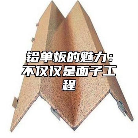 铝单板的魅力：不仅仅是面子工程