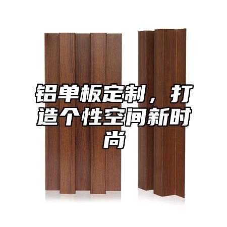 铝单板定制，打造个性空间新时尚