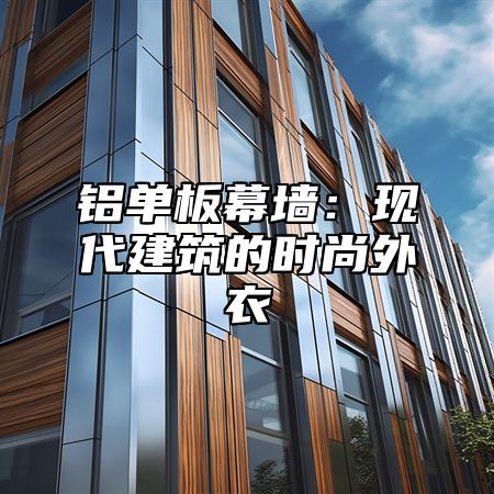 铝单板幕墙：现代建筑的时尚外衣