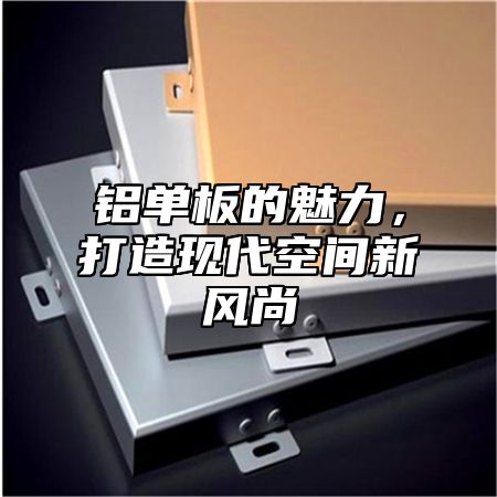 铝单板的魅力，打造现代空间新风尚